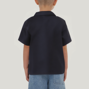Pure cotton color block boys' short-sleeved T-shirt