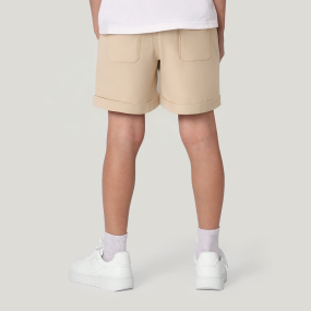 Fashionable skin-friendly rolled hem boys' shorts