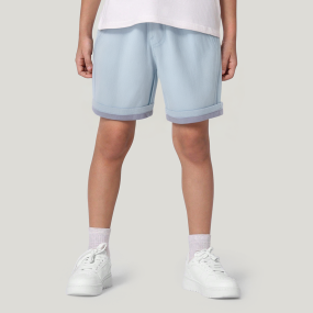 New light blue elastic waist boys' shorts