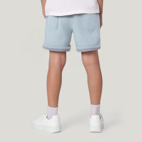 New light blue elastic waist boys' shorts