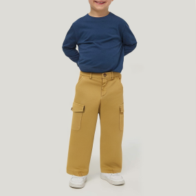 Casual cotton breathable boys' overalls trousers