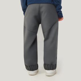 Straight elastic waist boys' cargo trousers