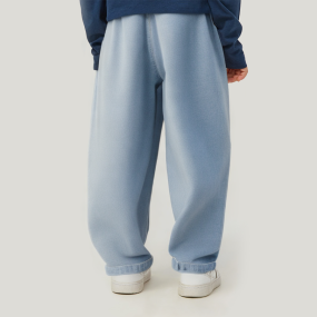 Blue washed stretch boys denim trousers