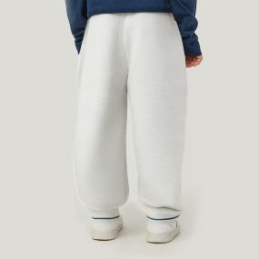 Off white soft breathable boys' sports trousers