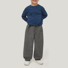 High quality gray boys' sports trousers