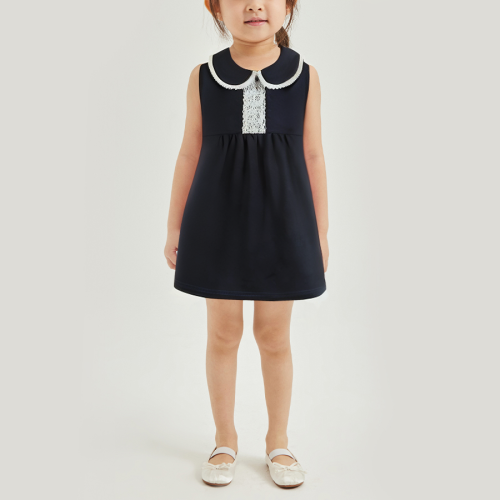New style casual lace sleeveless girls dress