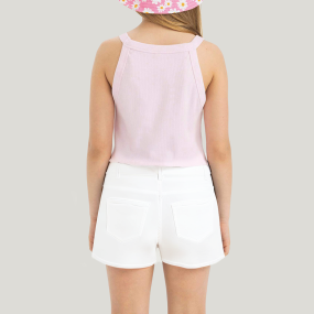 High quality white baggy girls shorts